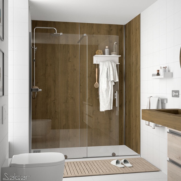 Mampara de baño en Forma Cerámicas